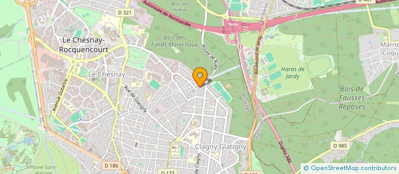 localisation de l'entreprise MADAME ANNICK SERVET  VERSAILLES