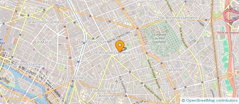 localisation de l'entreprise MADAME ANNICK SEVERINI à PARIS