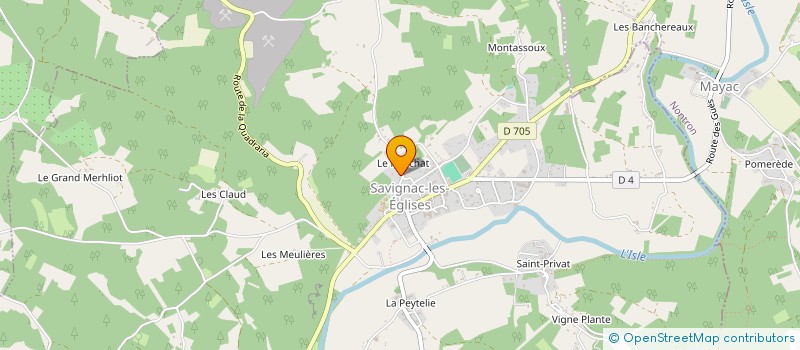 localisation de l'entreprise MADAME ANNICK SFARZOSI à SAVIGNAC-LES-EGLISES