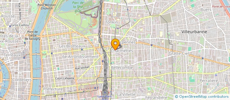 localisation de l'entreprise MADAME ANNICK SIBUET  VILLEURBANNE