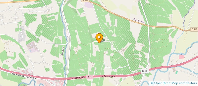 localisation de l'entreprise MADAME ANNICK SICCARDI à TRETS