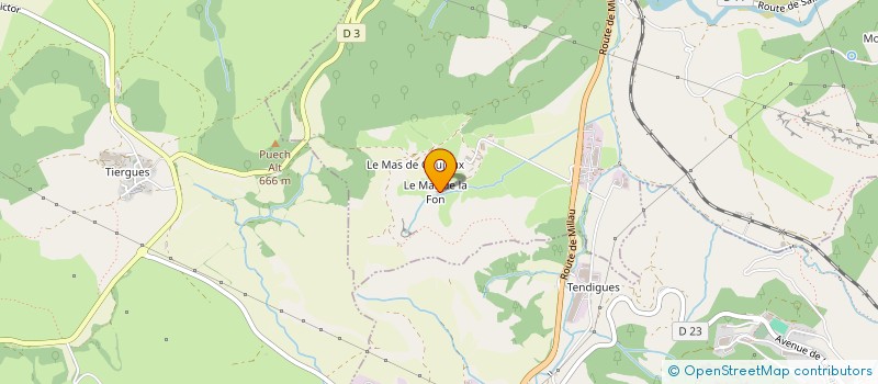 localisation de l'entreprise MADAME ANNICK SIGAUD  SAINT-ROME-DE-CERNON