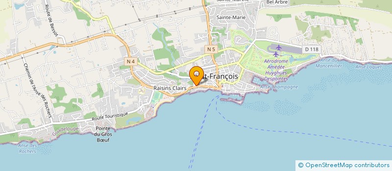 localisation de l'entreprise MADAME ANNICK SOUDIAGOM à SAINT-FRANCOIS