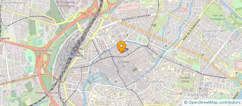 localisation de l'entreprise MADAME ANNICK STOEFFLER à STRASBOURG