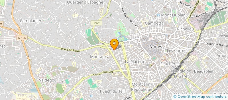 localisation de l'entreprise MADAME ANNICK TAMANTI  NIMES