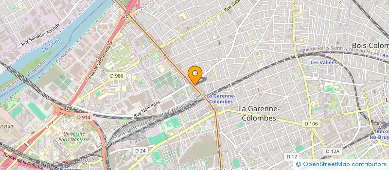 localisation de l'entreprise MADAME ANNICK TCHAM TCHEUNDEM  COLOMBES