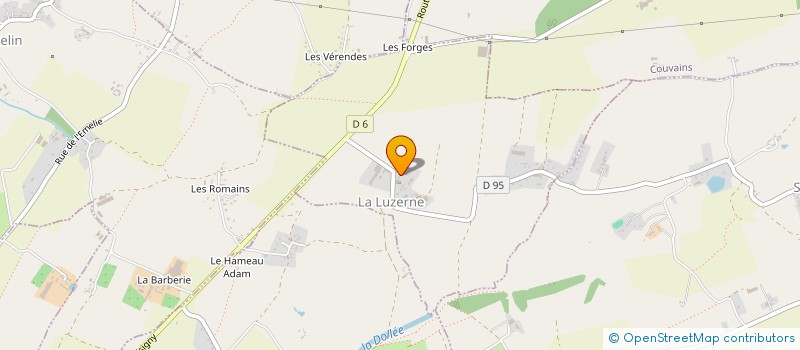 localisation de l'entreprise MADAME ANNICK THIEBOT  LA LUZERNE