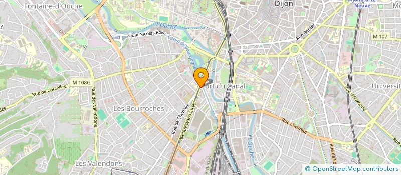 localisation de l'entreprise MADAME ANNICK THOMAS à DIJON