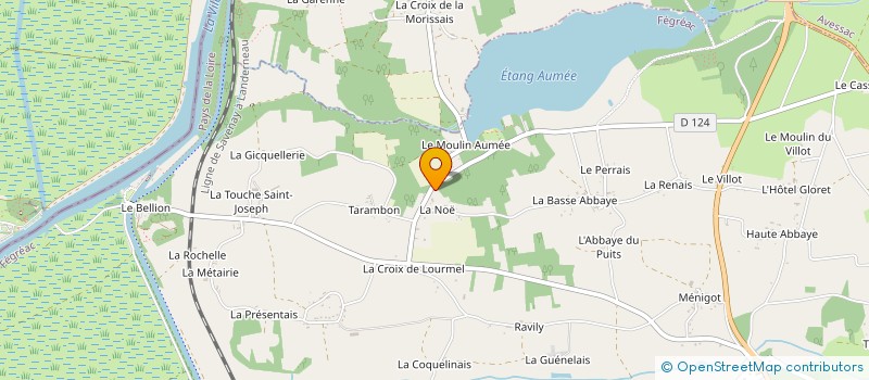 localisation de l'entreprise MADAME ANNICK THOMERE  AVESSAC