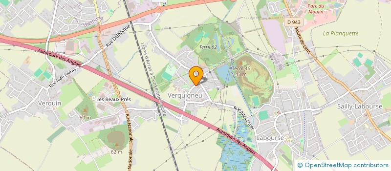 localisation de l'entreprise MADAME ANNICK TOBISZ  VERQUIGNEUL