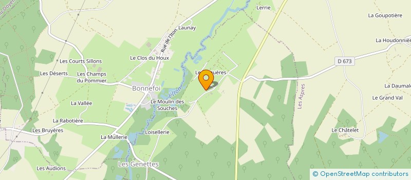 localisation de l'entreprise MADAME ANNICK TORCHE à LES GENETTES