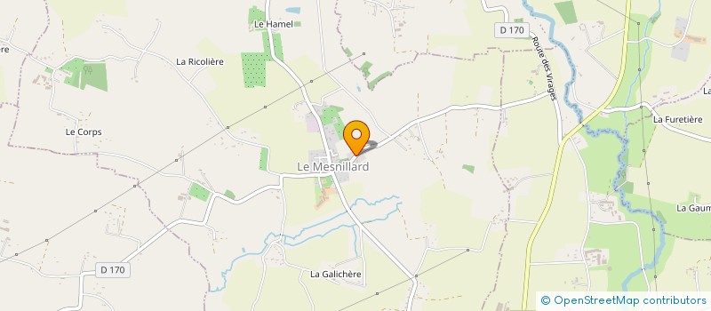 localisation de l'entreprise MADAME ANNICK TURQUETIL  LE MESNILLARD