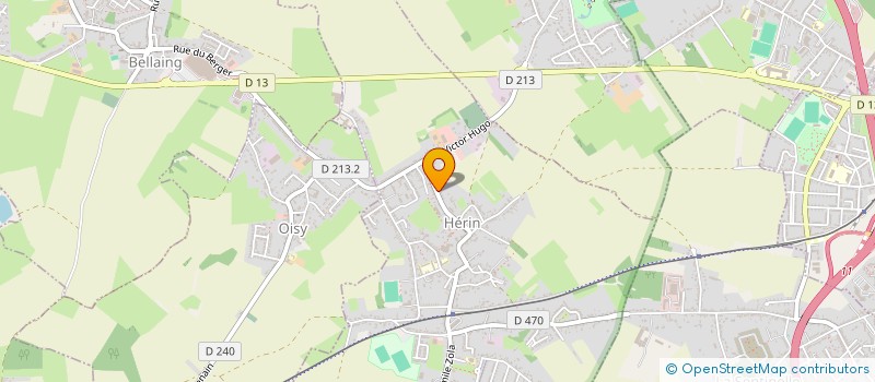 localisation de l'entreprise MADAME ANNICK TYRANOWSKI  LE QUESNOY