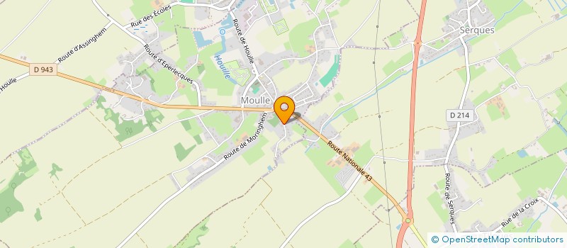 localisation de l'entreprise MADAME ANNICK VANDENBERGUE  MOULLE