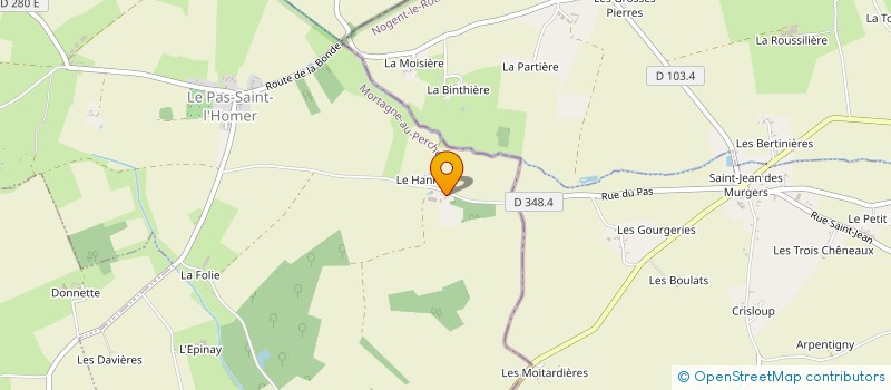 localisation de l'entreprise MADAME ANNICK VANDER-BAUWEDE à LE PAS-SAINT-L'HOMER