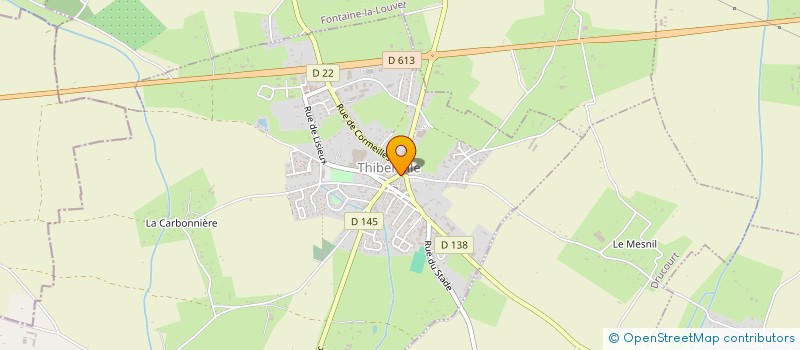 localisation de l'entreprise MADAME ANNICK VARANGLE  THIBERVILLE