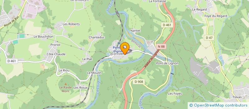 localisation de l'entreprise MADAME ANNICK VARENNE  BEAUZAC