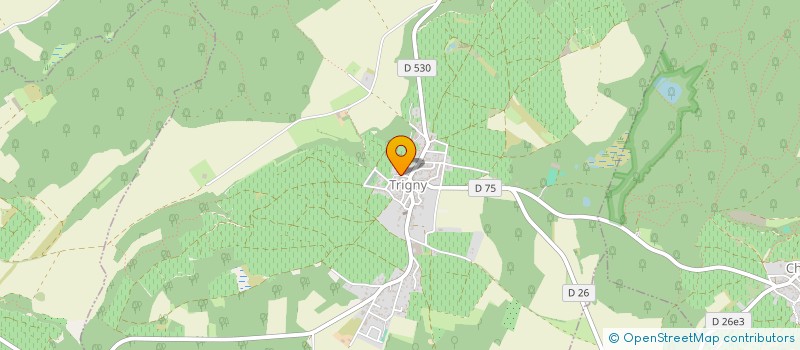 localisation de l'entreprise MADAME ANNICK VELUT  TRIGNY