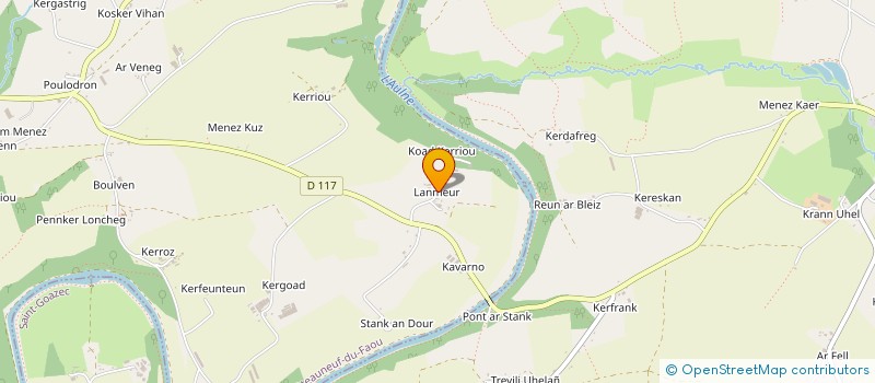 localisation de l'entreprise MADAME ANNICK VESSIER à CHATEAUNEUF-DU-FAOU