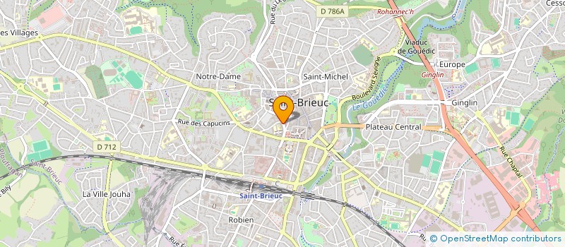 localisation de l'entreprise MADAME ANNICK VIALLA à SAINT-BRIEUC