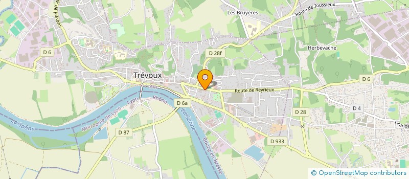 localisation de l'entreprise MADAME ANNICK VIANET  TREVOUX