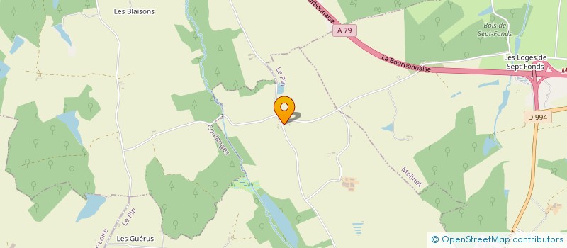 localisation de l'entreprise MADAME ANNICK VINCENT à LE PIN