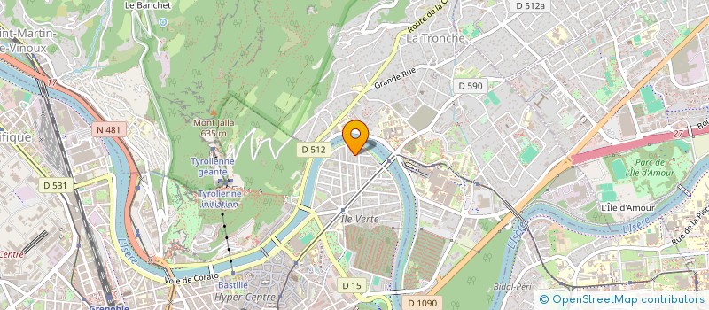 localisation de l'entreprise MADAME ANNICK WIDHEN  GRENOBLE