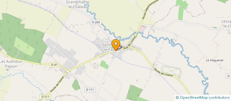 localisation de l'entreprise MADAME ANNICK WUILLIEME  SAINT-PIERRE-EN-AUGE