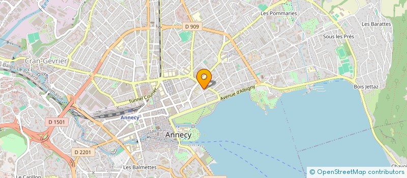 localisation de l'entreprise MADAME ANNICK ZEITOUN à ANNECY