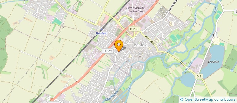 localisation de l'entreprise MADAME ANNICK ZEMB  BENFELD