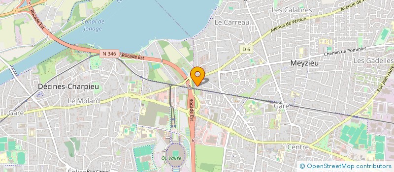 localisation de l'entreprise MADAME ANNIE ALAN  MEYZIEU