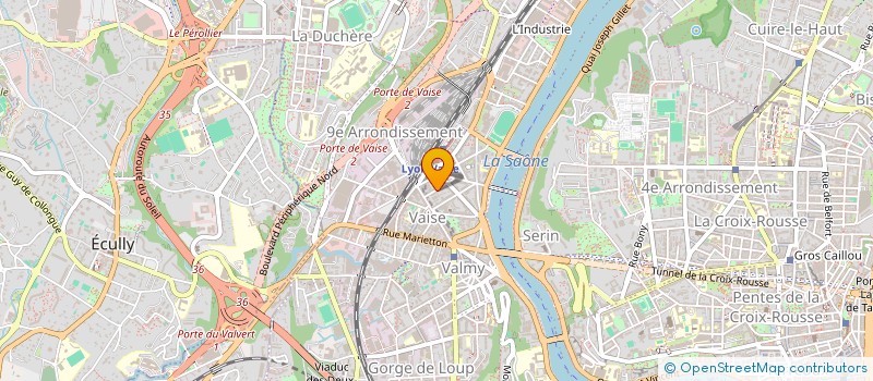 localisation de l'entreprise MADAME ANNIE ALIS  LYON