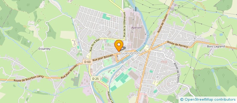 localisation de l'entreprise MADAME ANNIE ALLOUCHE  GUEUGNON