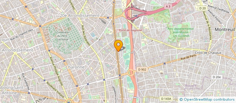 localisation de l'entreprise MADAME ANNIE ALONSO  PARIS