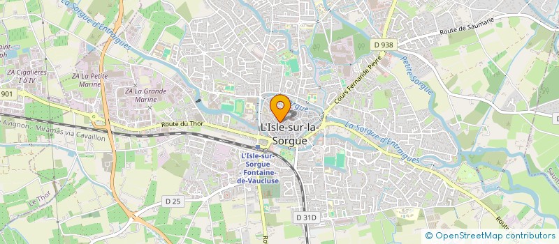 localisation de l'entreprise MADAME ANNIE ALPHANDERY  L'ISLE-SUR-LA-SORGUE