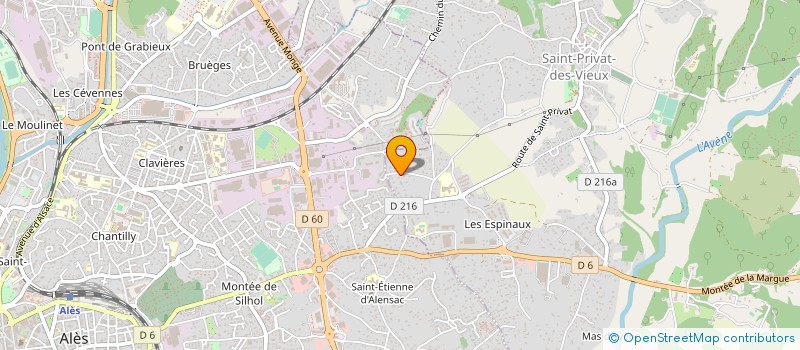 localisation de l'entreprise MADAME ANNIE ALPHON-LAYRE à SAINT-PRIVAT-DES-VIEUX