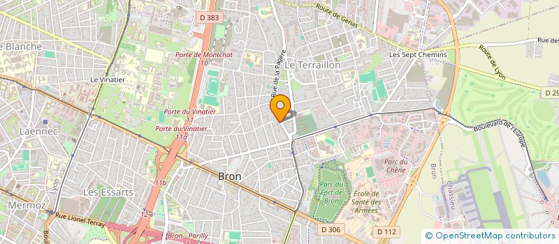 localisation de l'entreprise MADAME ANNIE AMOUYAL  BRON