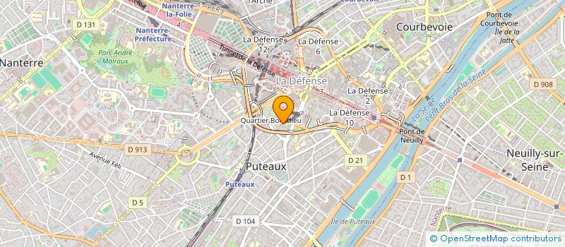 localisation de l'entreprise MADAME ANNIE ANDRIOT  PUTEAUX