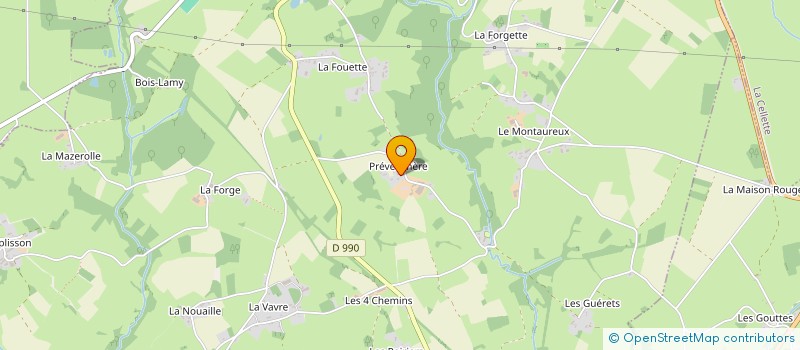 localisation de l'entreprise MADAME ANNIE ANGERS à MOUTIER-MALCARD