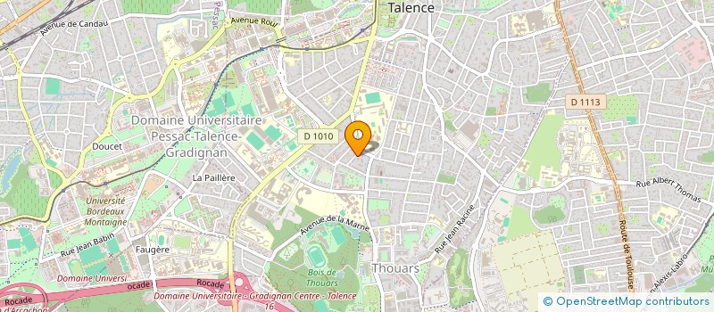 localisation de l'entreprise MADAME ANNIE ANNIE FOUQUET-ALARY  TALENCE