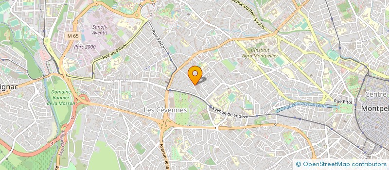 localisation de l'entreprise MADAME ANNIE ANTOINE à MONTPELLIER