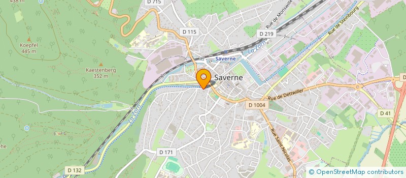 localisation de l'entreprise MADAME ANNIE ARMAND  SAVERNE