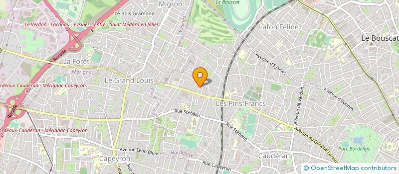 localisation de l'entreprise MADAME ANNIE ARNAUD  BORDEAUX