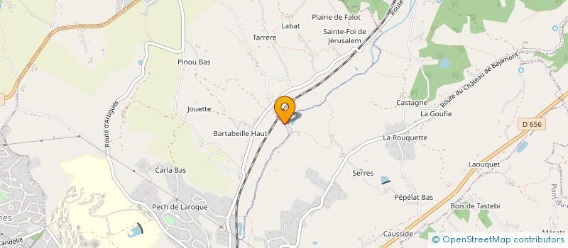 localisation de l'entreprise MADAME ANNIE ASTIE  PONT-DU-CASSE