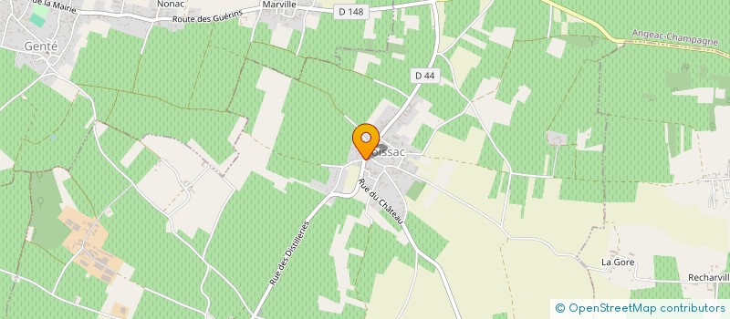 localisation de l'entreprise MADAME ANNIE AUDEBERT à ANGEAC-CHAMPAGNE