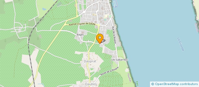 localisation de l'entreprise MADAME ANNIE AUGEAU  PAUILLAC