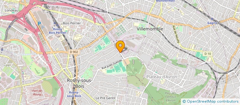 localisation de l'entreprise MADAME ANNIE AVAKIAN à ROSNY-SOUS-BOIS