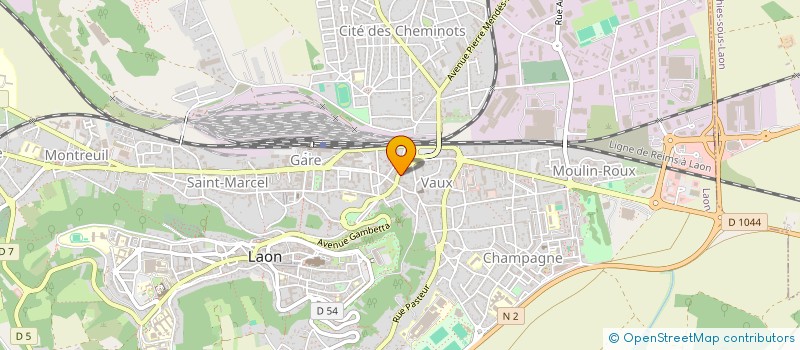 localisation de l'entreprise MADAME ANNIE BALITOUT à LAON