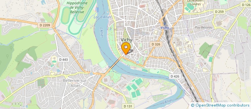 localisation de l'entreprise MADAME ANNIE BARDIAUX à VICHY