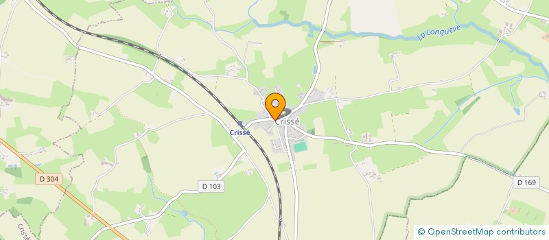 localisation de l'entreprise MADAME ANNIE BARIA  CRISSE